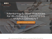 Tablet Screenshot of fuller-solutions.com